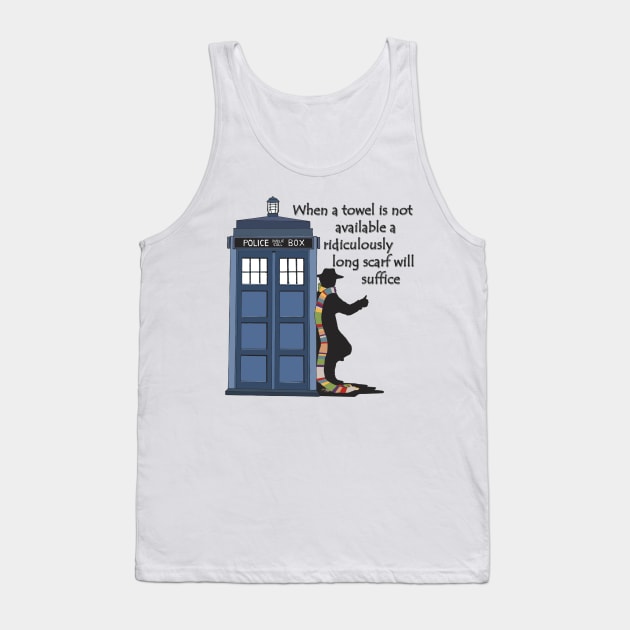 the Hitchhiking Doctor Tank Top by DMBarnham